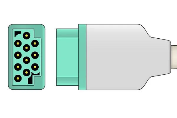 Cavo di un pezzo di elettrocardiogramma 10-Lead di GE-Marquette Dash-1000