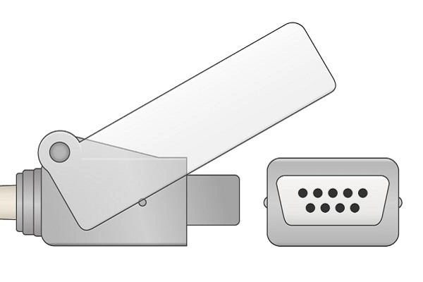 Cavo di estensione di GE-datex Oxy-C3 SpO2, 2.4m