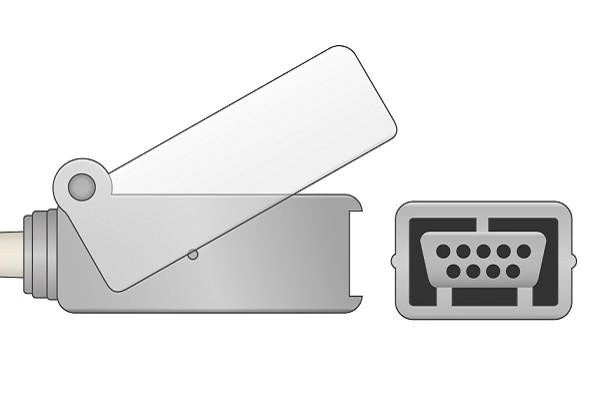 Cavo compatibile dell'adattatore 551-306-321 SpO2 di Mennen per il sensore di szmedplus Lncs SpO2