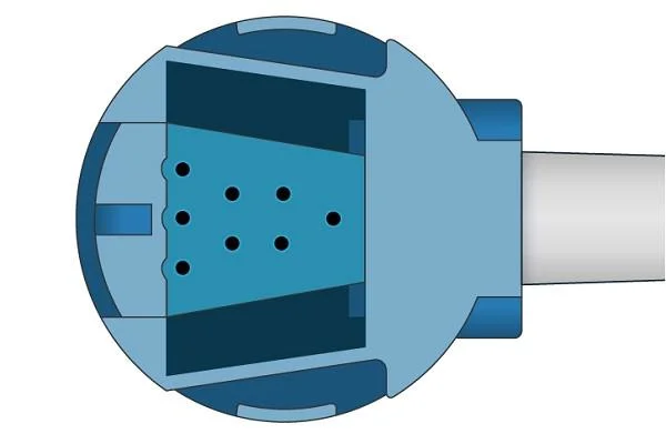 Cavo dell'adattatore di Oxytip Ossi-SLA SpO2 di datex di GE, 2.4m