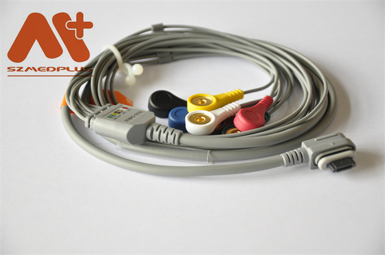 Telemetria Holter Cable ECG 2008594-002 di sanità di GE una rottura di 7 cavi