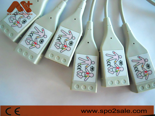 Gli accessori del monitor paziente di elettrocardiogramma fissano il cavo paziente di IBP ECG