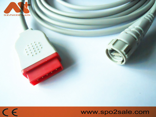 Di Spacelabs cavo dell'argon IBP di Biolight del cavo di Mindray Ibp del connettore non