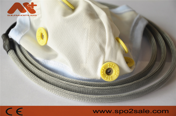 Il cavo medico di elettroencefalogramma di Neurofeedback ha integrato il cappello di elettroencefalogramma di 10 cavi per la clip Tin Electrode dell'orecchio
