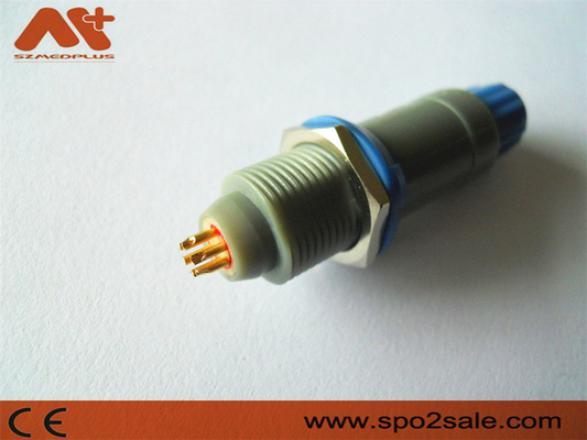 (S21M07-P05MJG0-527S) connettore di plastica della singola tacca del perno di spinta 5 di tirata 1P, Grey Shell, manica blu, per 5,0 millimetri di cavo