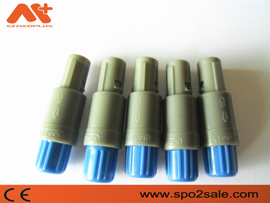 (S21M07-P05MJG0-527S) connettore di plastica della singola tacca del perno di spinta 5 di tirata 1P, Grey Shell, manica blu, per 5,0 millimetri di cavo