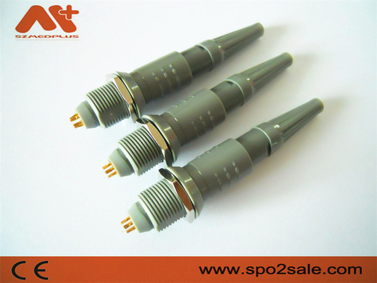 1P Pull Push 6Pin Plastic Plug Grigio Conchiglia Grigio Manica per 5.00mm Cable Dispositivi medici connettori