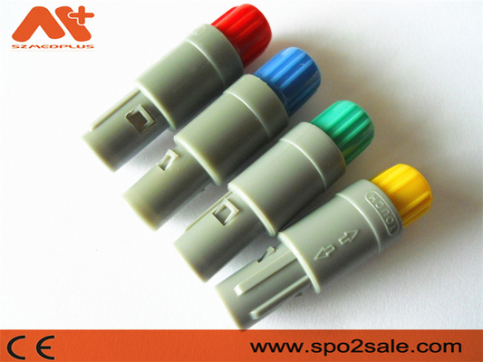 1P Pull Push 6Pin Plastic Plug Grigio Conchiglia Grigio Manica per 5.00mm Cable Dispositivi medici connettori