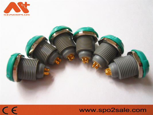 Plastica 8 Pin Socket Grey Shell Green dei connettori Etco2 dell'apparecchio medico di IBP