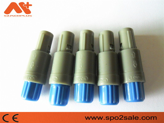 (S11ME7-P07MFD0-5260) connettore di plastica del perno di spinta 7 di tirata 1P, Grey Shell, chiave blu e doppia 80