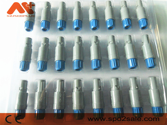 (S11ME7-P07MFD0-5260) connettore di plastica del perno di spinta 7 di tirata 1P, Grey Shell, chiave blu e doppia 80