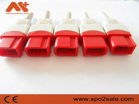 Connettore di IBP compatibile per il cavo compatibile di Spacelabs IBP con colore rosso 10pin