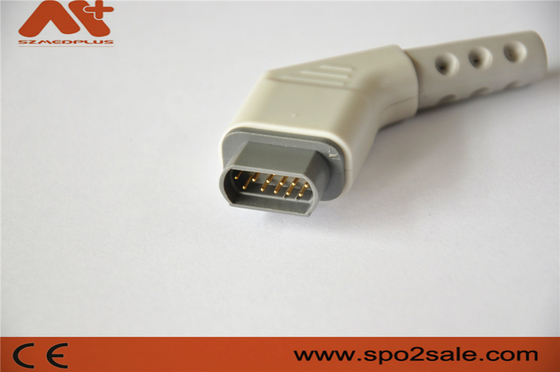 cavo compatibile del multi-sito ECG di Draeger del connettore di 16pin ECG con colore grigio