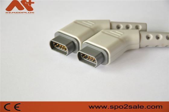 cavo compatibile del multi-sito ECG di Draeger del connettore di 16pin ECG con colore grigio