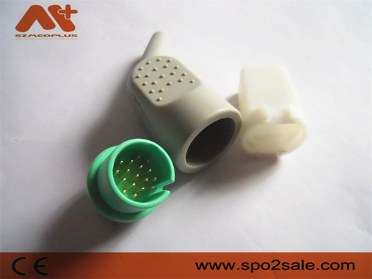 Cavo compatibile di Spacelabs ECG/EKG del connettore di ECG/EKG con colore verde 17pin