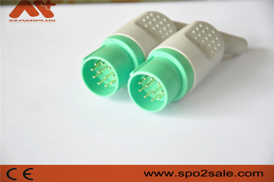 Collegatore ECG medico verde a 11 pin Compatibile con Nihon Kohden Monitor Accessorio