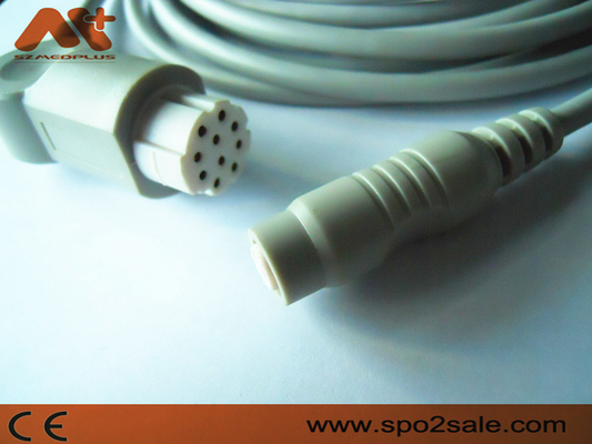 Cavo compatibile dell'adattatore di datex IBP per AS/3, AS/5, CC-104, Cardiocap CM-104, Cardiocap I, Cardiocap II, Cardiocap/5.