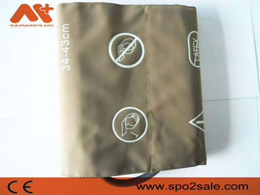 NIBP Manichetta di pressione sanguigna adulta grande PU Philips M1575A singolo tubo