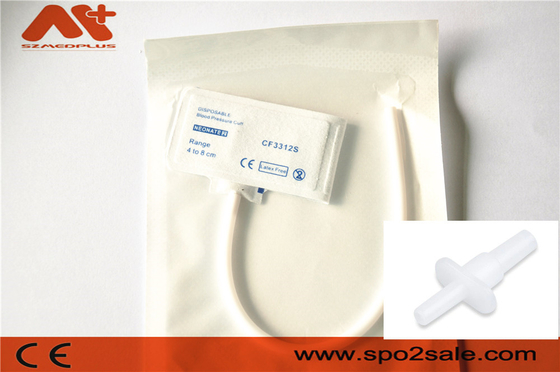 Polsino eliminabile di NIBP - tubi 4 - 8 cm del neonato 2 di M1868A singolo