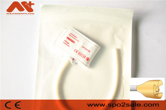 Polsino eliminabile di NIBP - tubi 3 - 6 cm del neonato 1 di M1866B singolo