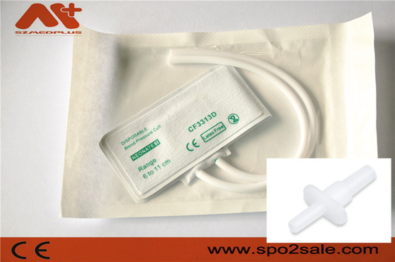 Polsino eliminabile di NIBP - 2523 tubi doppio 6 - 11 cm del neonato 3