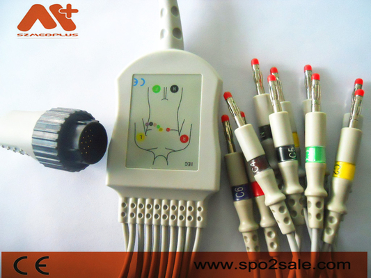 L'elettrocardiogramma di Kenz PC-104 cabla 16 Pin Cable For Kanz 103, 106, 107, 1201, 302, 303