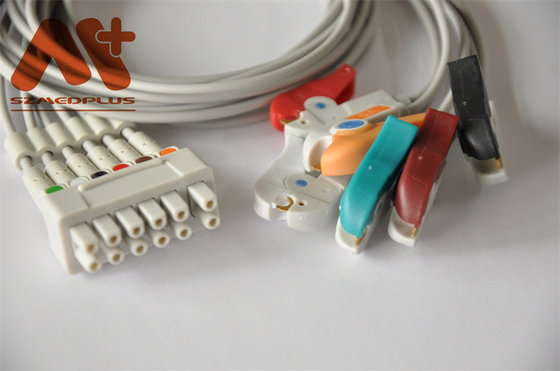 GE Marquette 	Leadwire 421932-001 di telemetria di Holter Cable ECG una clip di 6 cavi