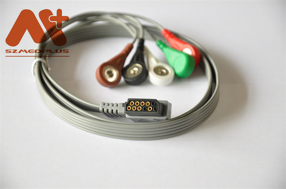 Philips Compatible ECG Holter Cable 989803157491 una rottura di 5 cavi