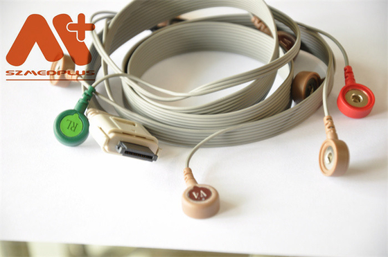 Il cavo 10 della BI ECG di AHA conduce gli strumenti biomedici improvvisi di Holter H2111