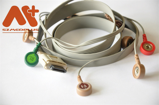 Il cavo 10 della BI ECG di AHA conduce gli strumenti biomedici improvvisi di Holter H2111