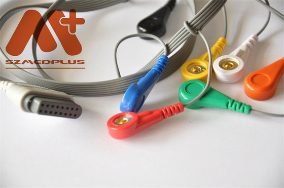 7 cavo del cavo ECG Holter Cable SE-2003 SE-2012 Edan ECG
