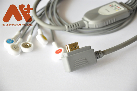 Cavo di ECG Holter Cable 5 compatibile per Voles&Hills Holter Recording System astuto