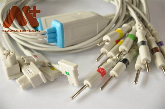 Leadwire TC50 TC 70 di elettrocardiogramma del cavo del cavo 10 di Philips TC30 Ecg