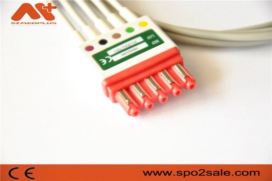 989803176171 cavo paziente Philips Compatible del cavo ECG del cavo V2-V6 5 di ECG