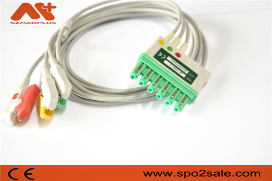 Cavo paziente compatibile del cavo del cavo MS16231 3 Ecg di Draeger ECG