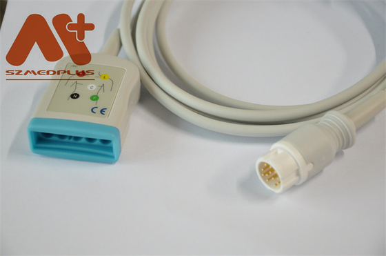 5 il paziente del cavo ECG cabla 12 Pin Philips M1668A per il monitor paziente