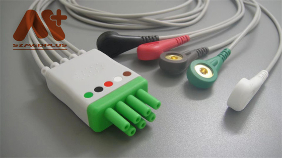 Leadwire compatibile di telemetria della rottura ECG del cavo di Datascope > di Mindray 5 - 115-004869-00