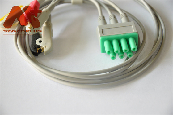 La telemetria Mindray ECG cabla TMS-6016 3 il cavo 115-004871-00 del cavo ECG