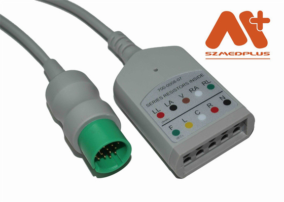 Cavo compatibile 700-0008-06 del cavo 5 della macchina di Spacelabs ECG