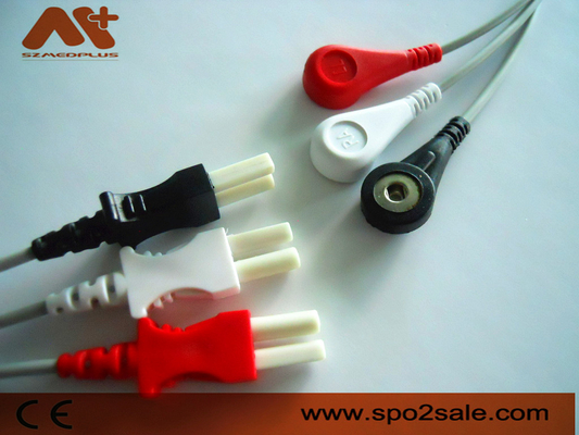 Leadwire compatibile della rottura ECG del cavo di Spacelabs 3 - 700-0007-00