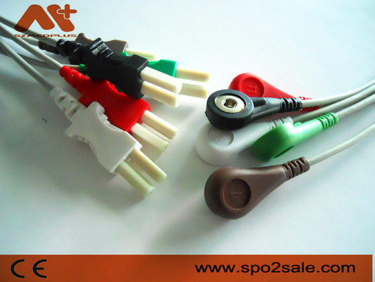 Leadwire compatibile della rottura ECG del cavo di Spacelabs 5 - 700-0007-08
