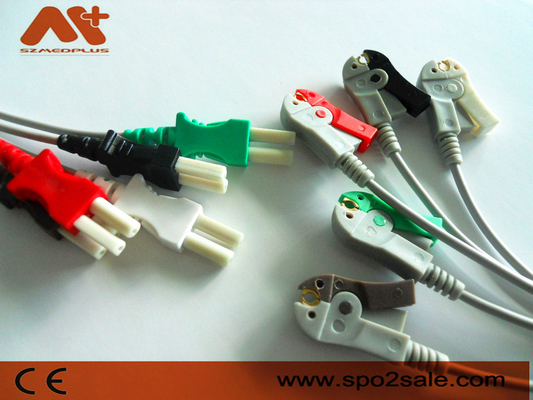 Leadwire compatibile della clip ECG del cavo di Spacelabs 5 - 700-0006-10