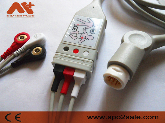 3 il paziente del cavo ECG cabla 12 Pin Philips che M1500A ha usato il monitor paziente