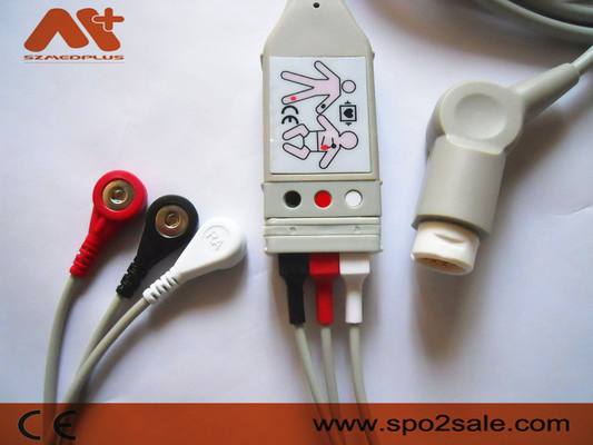 3 il paziente del cavo ECG cabla 12 Pin Philips che M1500A ha usato il monitor paziente