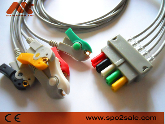 Leadwire compatibile della clip ECG del cavo di Ohmeda di datex 5 - 545316