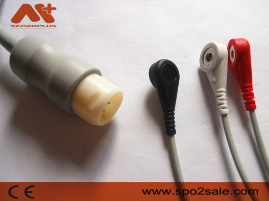 Cavo connessione diretta della rottura ECG del cavo di Philips Compatible 3 - M1733A