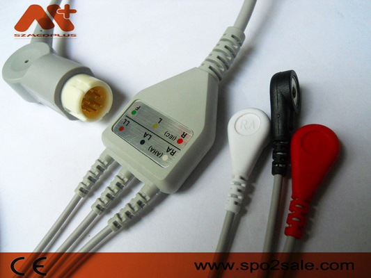 Cavo paziente di un pezzo della rottura ECG del cavo di Philips Compatible 3 - M1972A