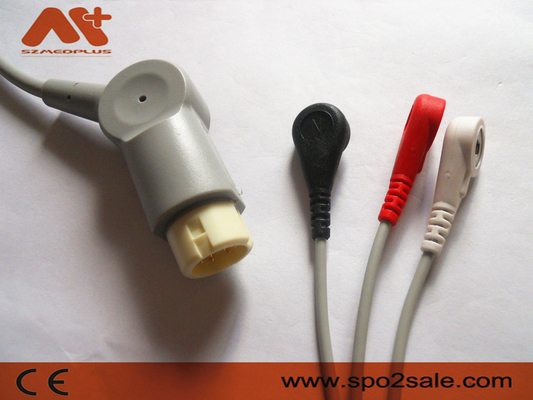 Cavo paziente di un pezzo della rottura ECG del cavo di Philips Compatible 3 - M1972A
