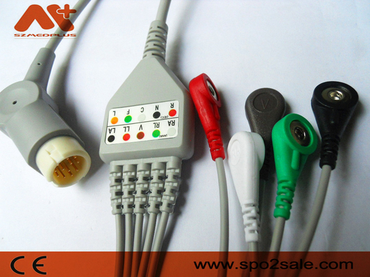 Cavo connessione diretta della rottura ECG del cavo di Philips Compatible 5 - M1977A