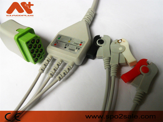 Sanità di GE > cavo connessione diretta della clip ECG del cavo di Marquette Compatible 3 - 2021141-001